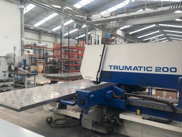 Left side view of Trumpf Trumatic 200  machine