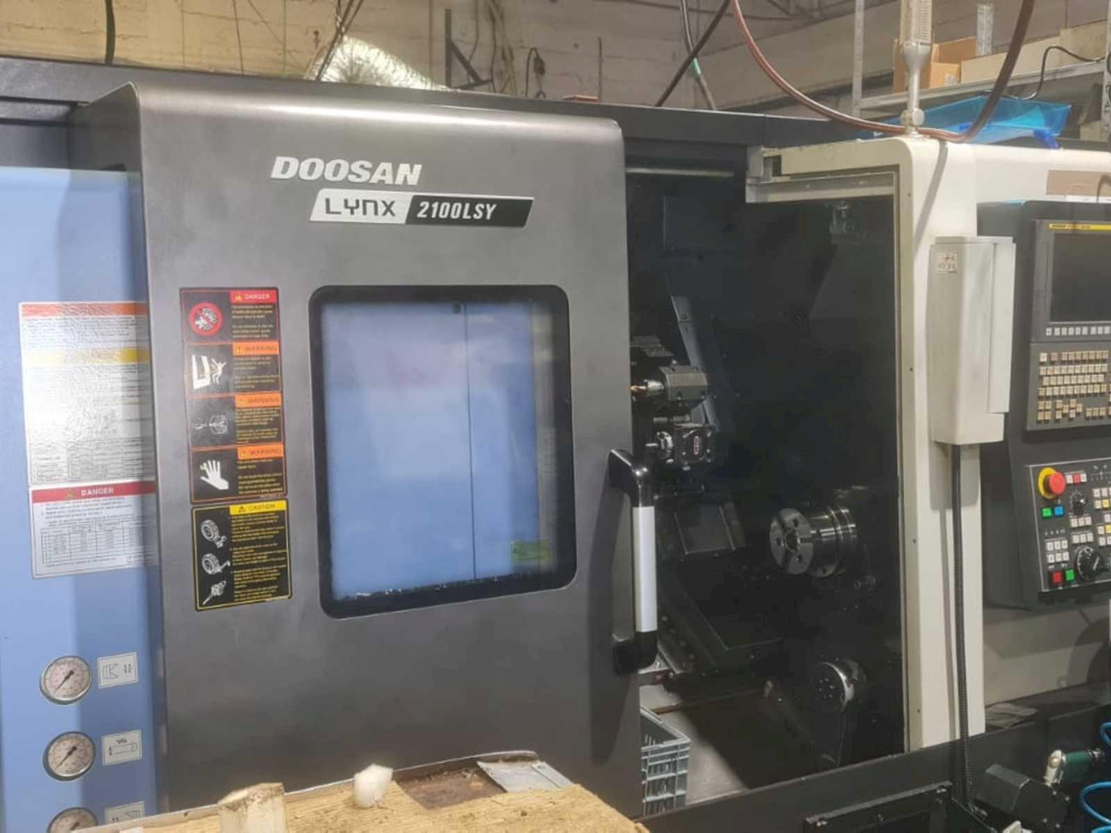 Front view of Doosan Lynx series  machine