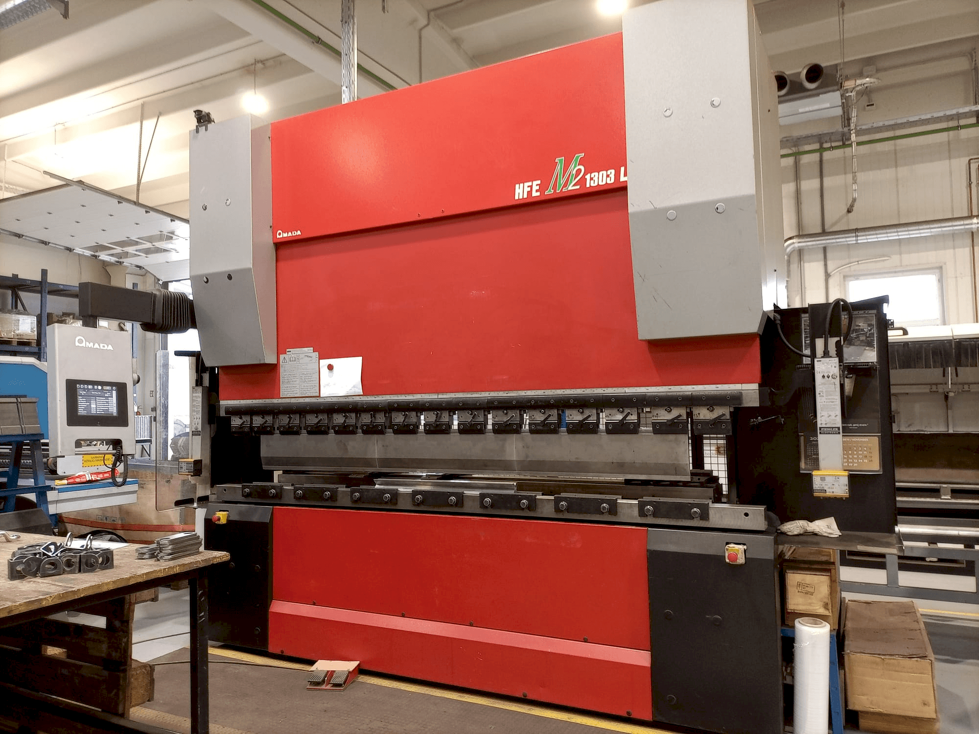 Front view of AMADA HFE-1303M2  machine