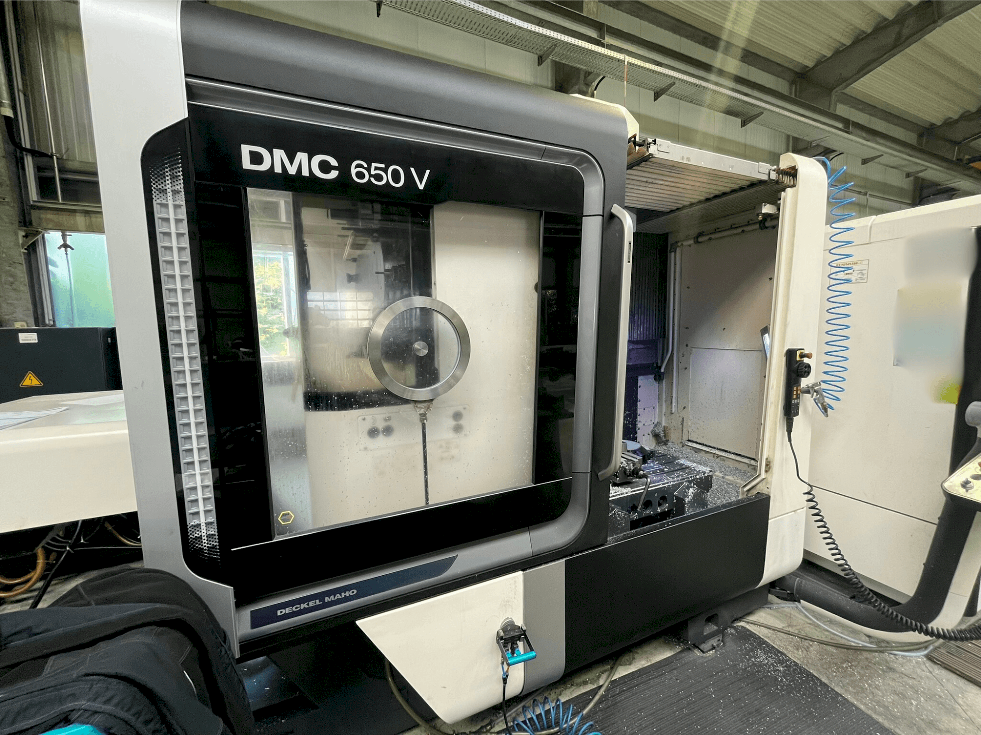 Front view of DMG MORI DMC 650 V  machine