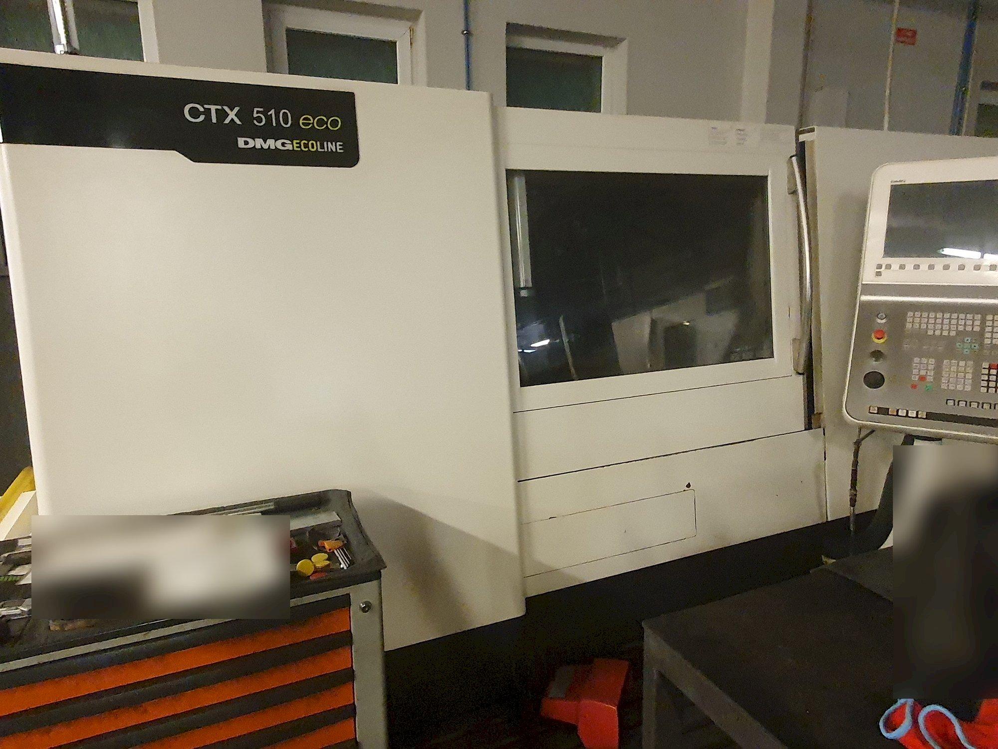 Front view of DMG GILDEMEISTER ecoline CTX 510 eco V3  machine