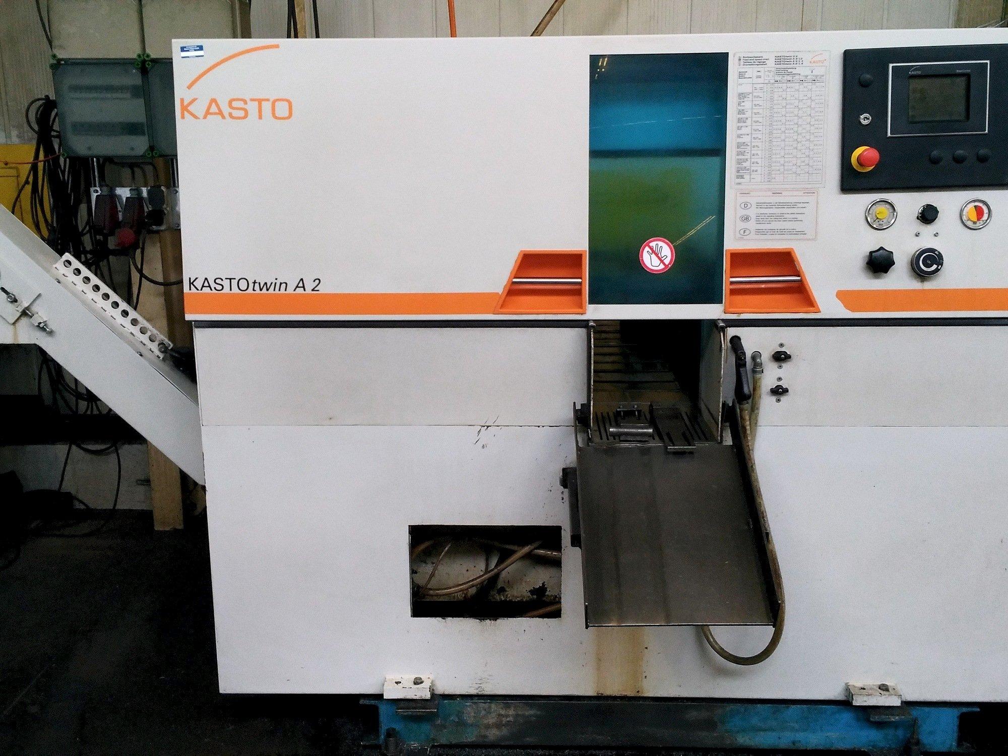 Front view of KASTO twin A2  machine