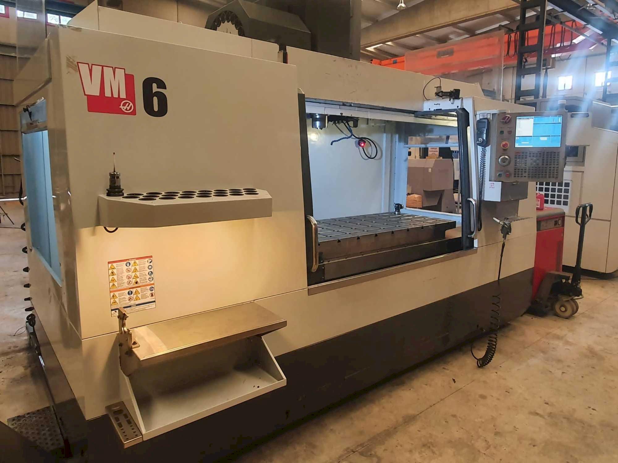 Front view of HAAS VM6  machine