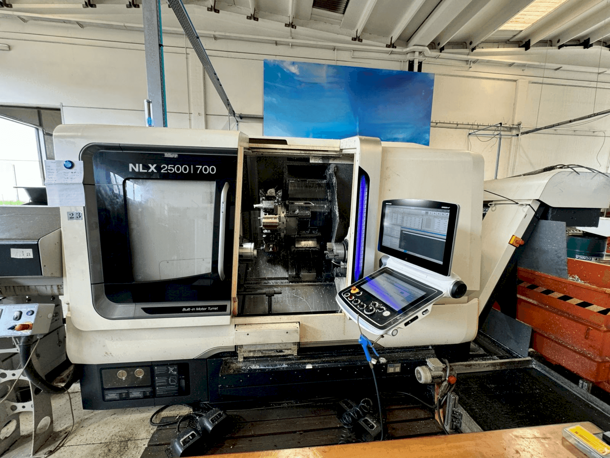 Front view of DMG MORI NLX2500SY/700  machine