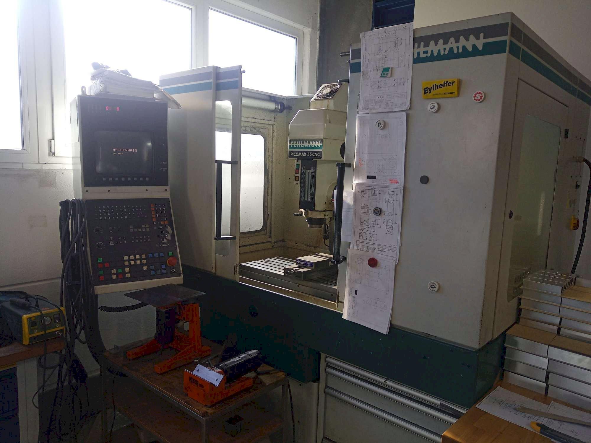 Front view of FEHLMANN Picomax 55 CNC  machine