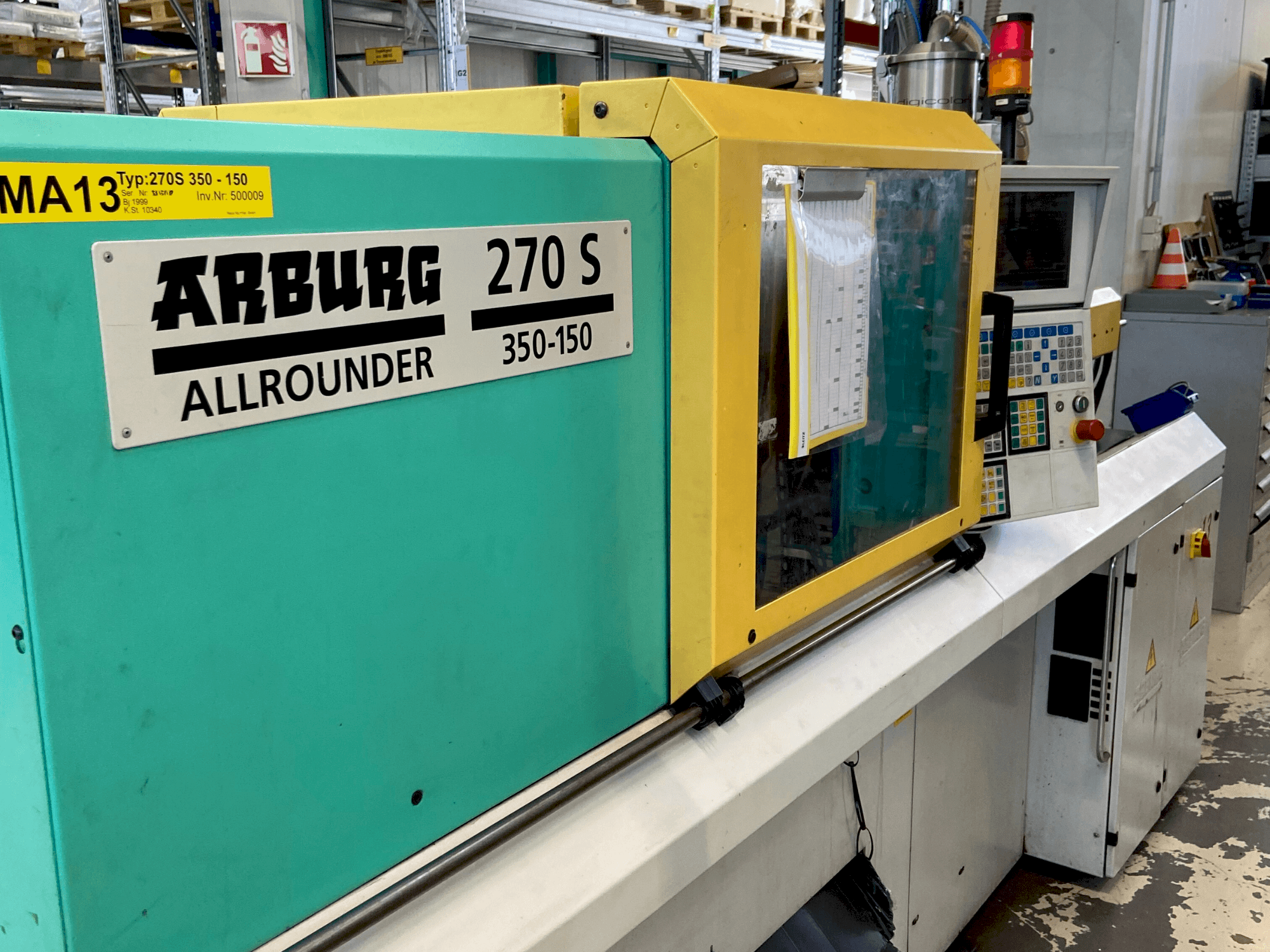 Front view of Arburg Allrounder 270 S 250-60  machine