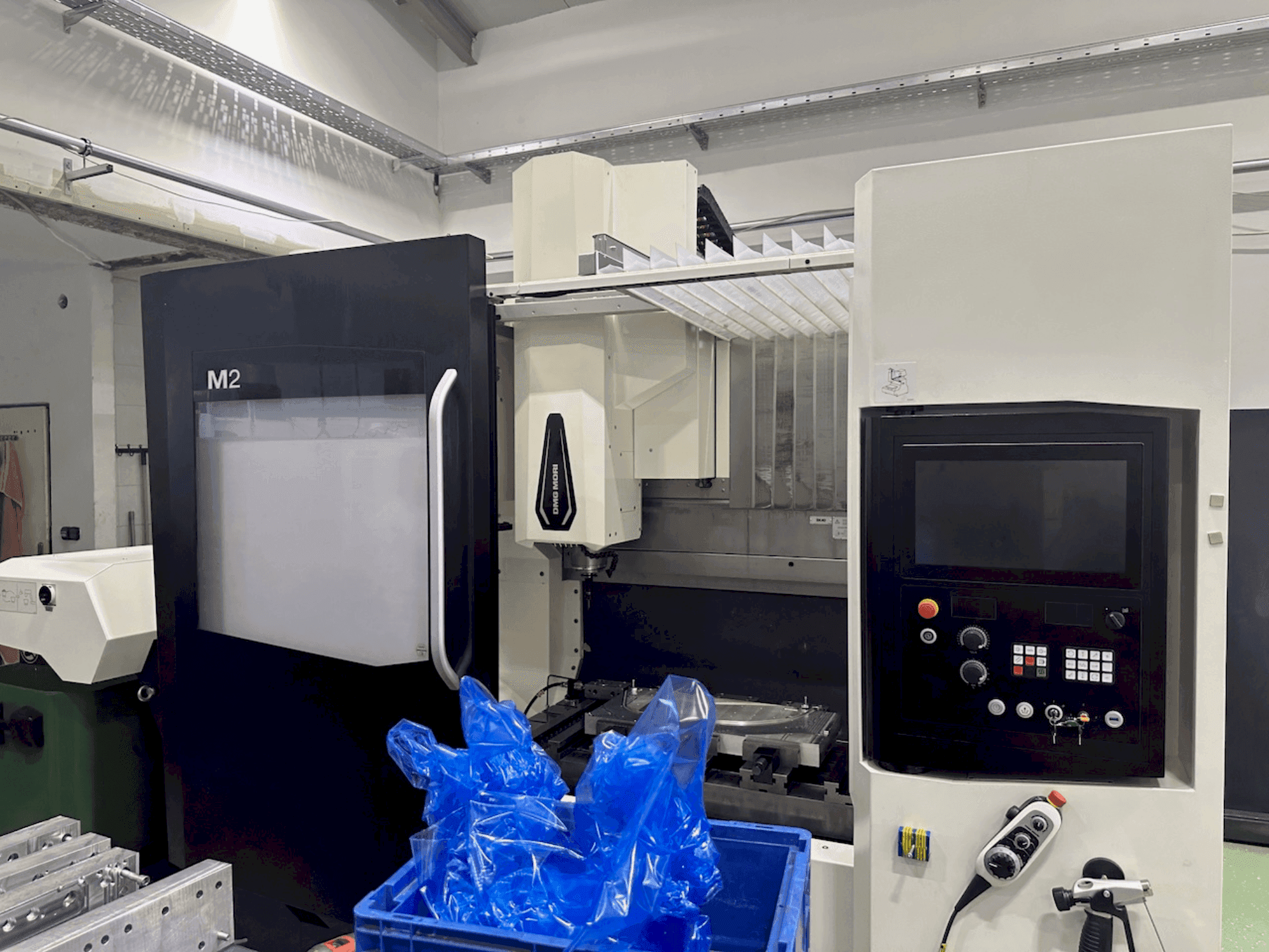 Front view of DMG MORI M2 Pro  machine