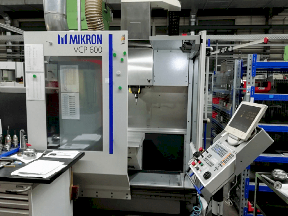 Front view of MIKRON VCP 600  machine