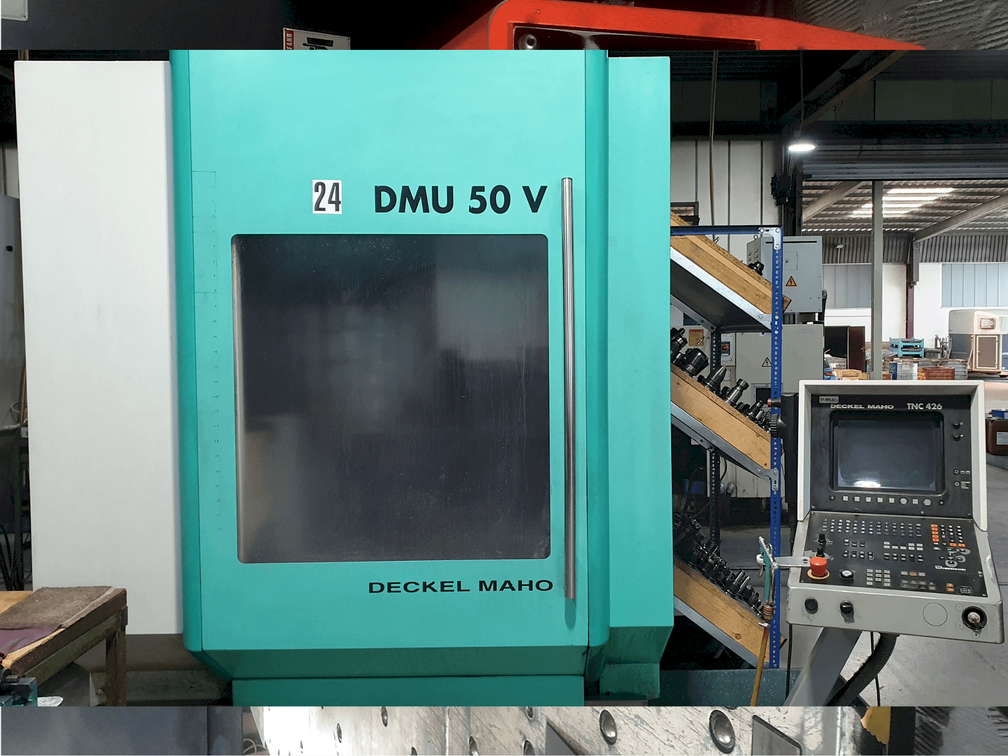 Front view of DECKEL MAHO DMU 50 V  machine