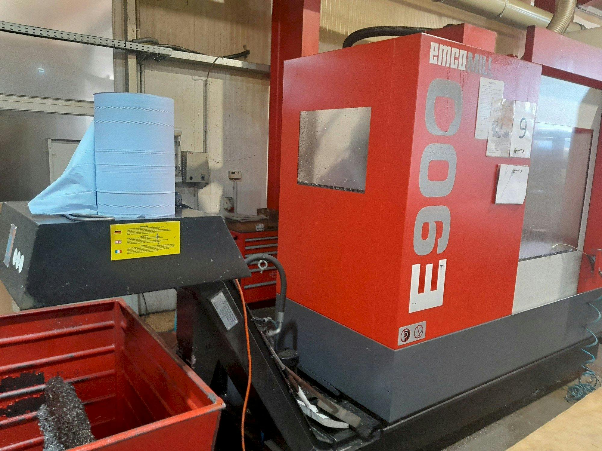 Front view of EMCO E900  machine