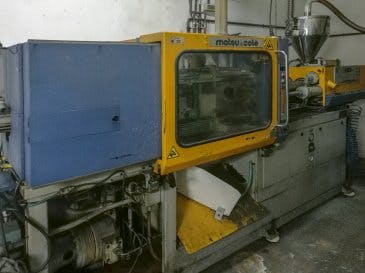 Left view of Mateu & Solé Meteor 200/55 machine